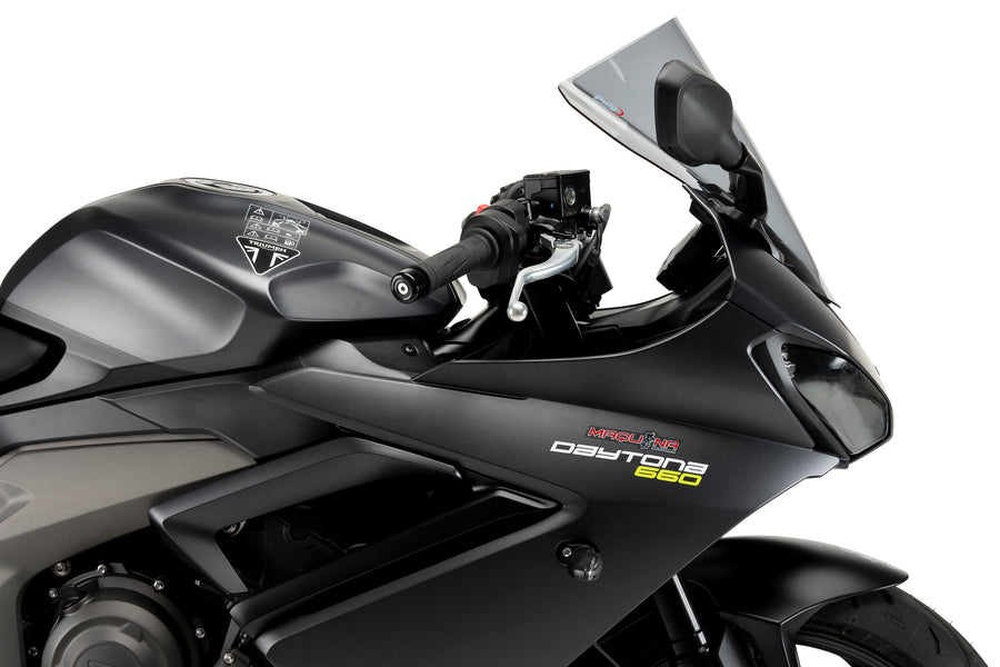 TRIUMPH DAYTONA 660 [2025] – obrazovka R-Racer – černá