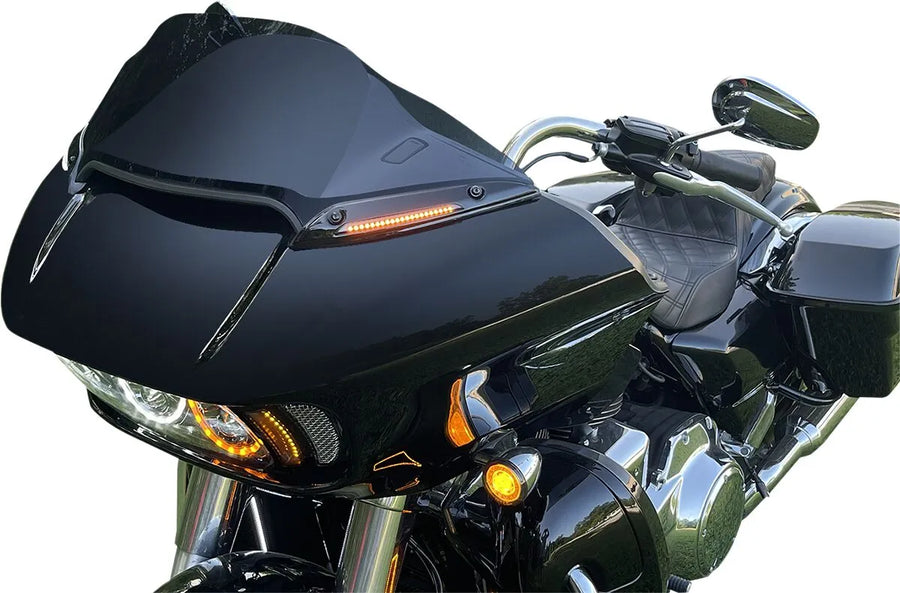 harley-davidson road glide st [VLASTNÍ DYNAMIKA] - pásek čelního skla Genesis® 4 Dynamic LED Road Glide®