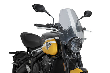 PUIG Custom II - Univerzální čelní sklo na motocykl | Tónované | PUIG 0336H