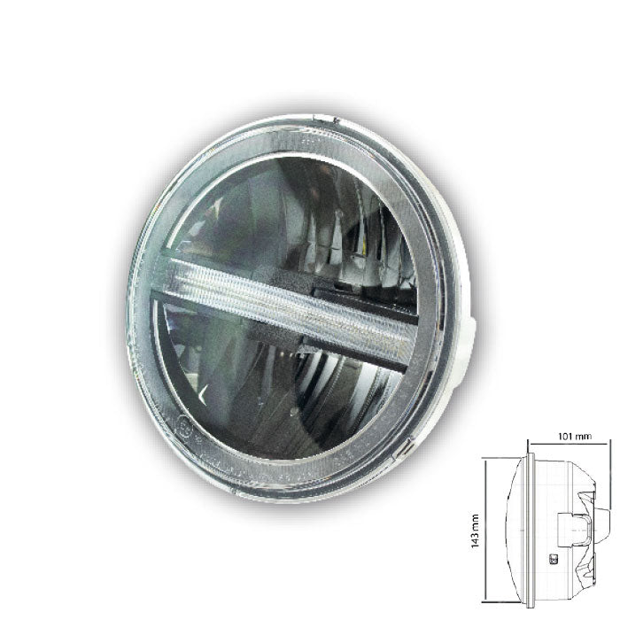 LED +TFL-Scheinwerfereinsatz "Horizon" 5-3/4"