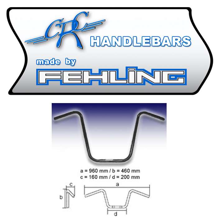 1 Zoll-Lenker "Ape Hanger" (AHHD 1)