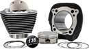 Harley-Davidson FLTRT 1868 Road Glide 3 114 [2025] - 132" Hochverdichtungs- / 136" Big Bore Kit – Oberfläche: Hervorgehobene Lamellen, Black Granite – Merkmal: +8,5 cm³ Kuppelvolumen – Bild 2