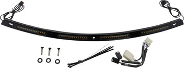 Harley Davidson Flhtcui [VLASTNÍ DYNAMIKA] - Genesis® 4 Dynamic LED Batwing Trim čelního skla