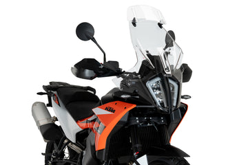 KTM 890 ADVENTURE R [2025] – cestovní clona se spoilerem – průhledná - 0
