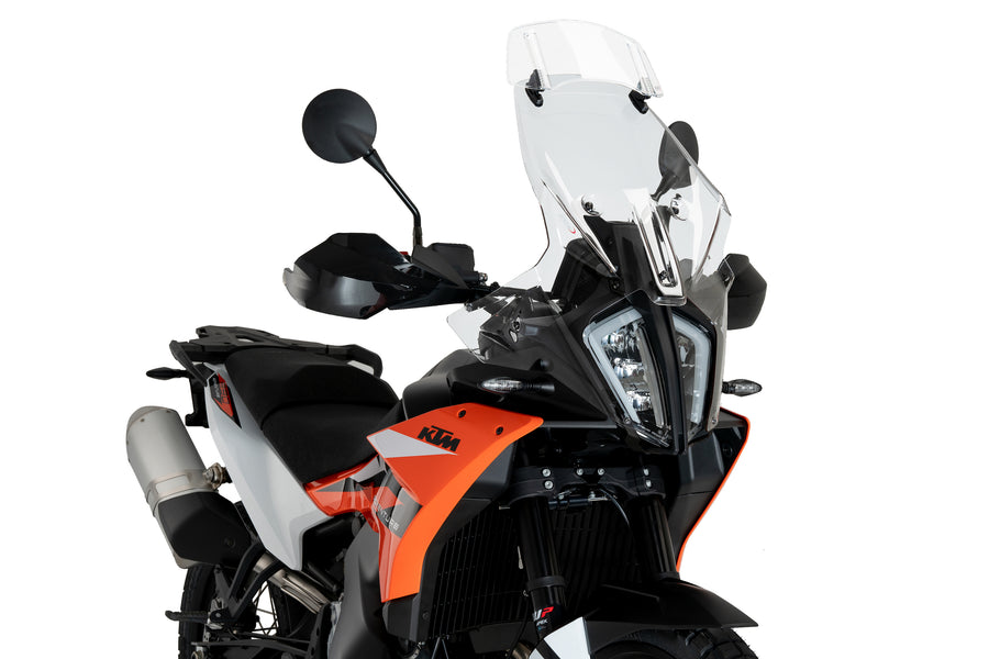 KTM 890 ADVENTURE R [2025] – cestovní clona se spoilerem – průhledná