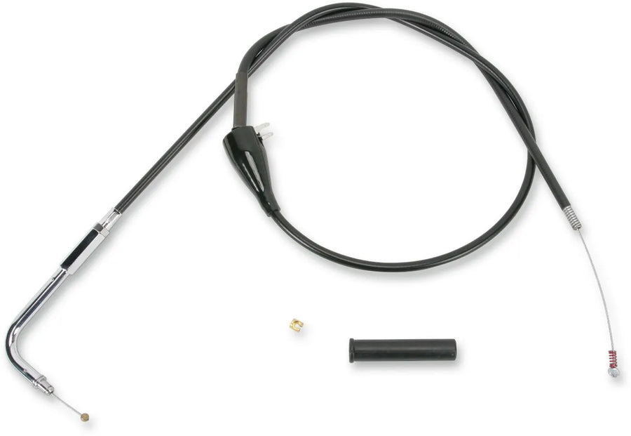 harley davidson flhtcui [DRAG SPECIALTIES] - Černý vinylový kabel plynu/volnoběhu