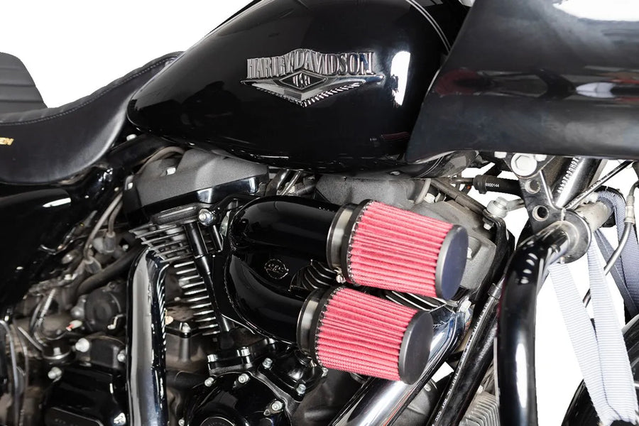 Harley-Davidson FLHTCUTG 1868 Tri Glide Ultra 114 [2025] - Tuned Induction Luftfilterkit – Oberfläche: Schwarz – Bild 4