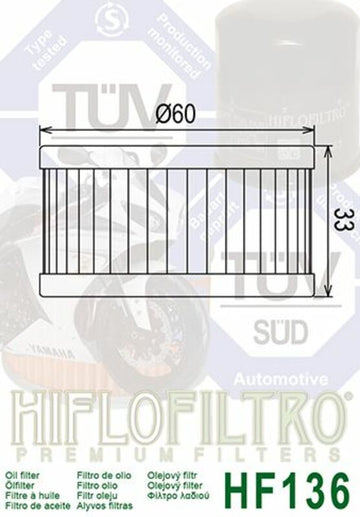 Suzuki Dr 350 [Hiflofiltro] - olejový filtr - 0