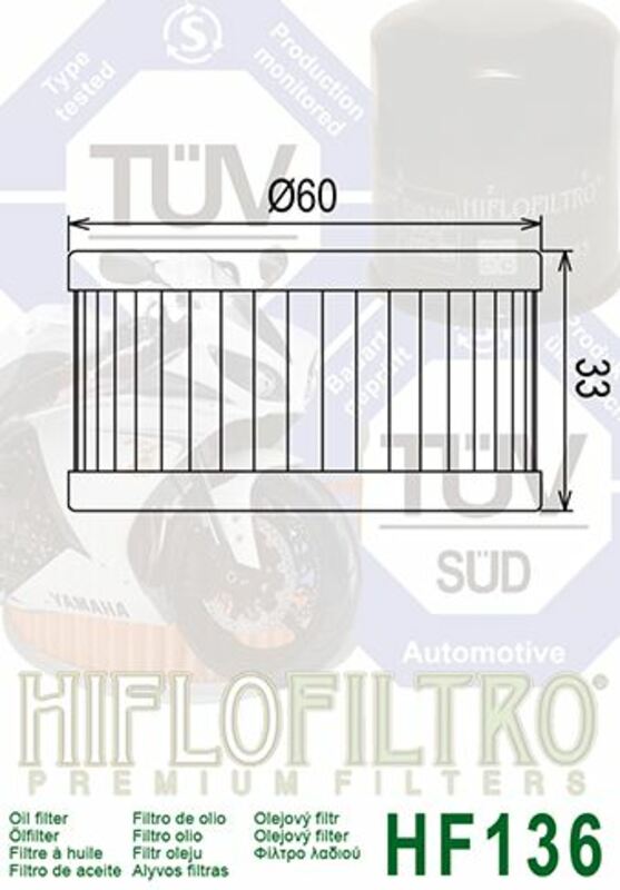Suzuki Dr 350 [Hiflofiltro] - olejový filtr