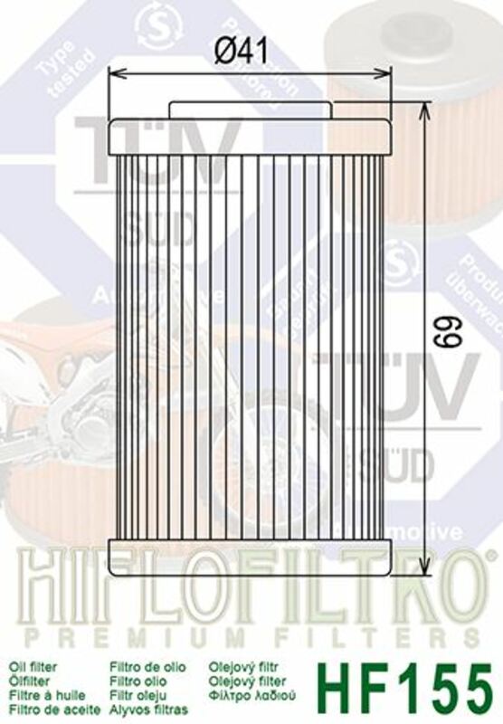 Husqvarna 701 Vitpilen [Hiflofiltro] - olejový filtr