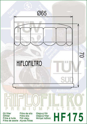 Indian Chief Dark Horse Chdh [Hiflofiltro] - olejový filtr - 0