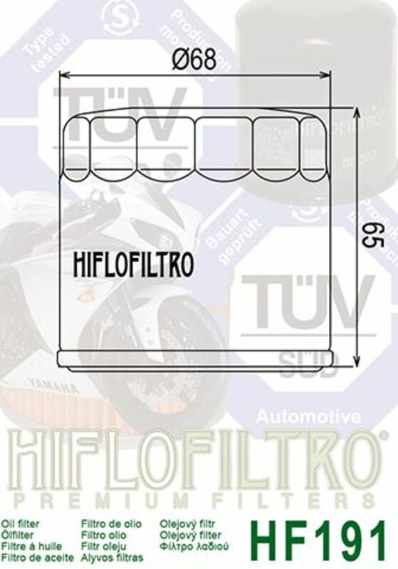 Triumph Daytona 955i [Hiflofiltro] - olejový filtr