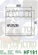 Triumph rychlost Triple 885i [Hiflofiltro] - olejový filtr-2