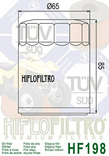 Indián pro 1200 FTR1200 [HIFLOFILTRO] - olejový filtr - 0