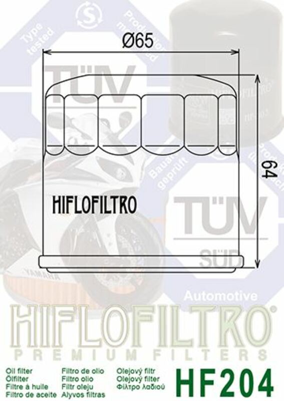 Honda CB 650 R RH02 [HIFLOFILTRO] - olejový filtr