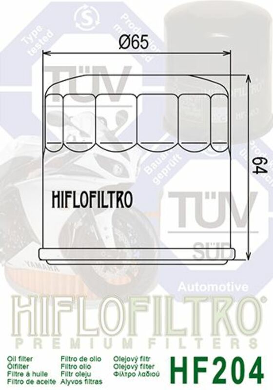 Yamaha MT -07 RM04 [HIFLOFILTRO] - Filtr závodního oleje