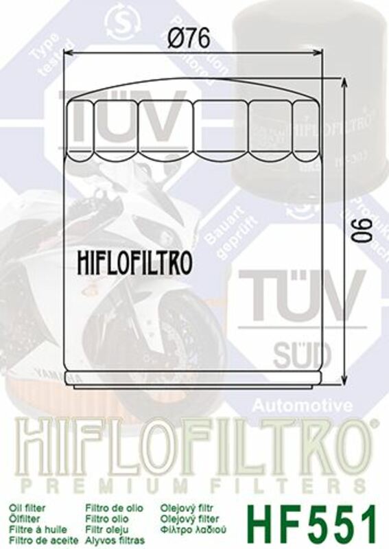 Moto Guzzi v11 le Mans [Hiflofiltro] - olejový filtr