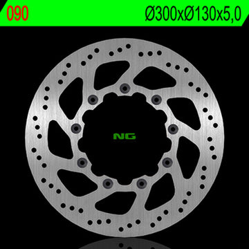 Kawasaki Kle 500 [NG BRAKE DISC] - kulatý tuhý brzdový kotouč