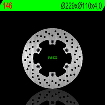 Cagiva Mito 125 Evo 8P [NG BRAKE DISC] - kulatý pevný brzdový kotouč