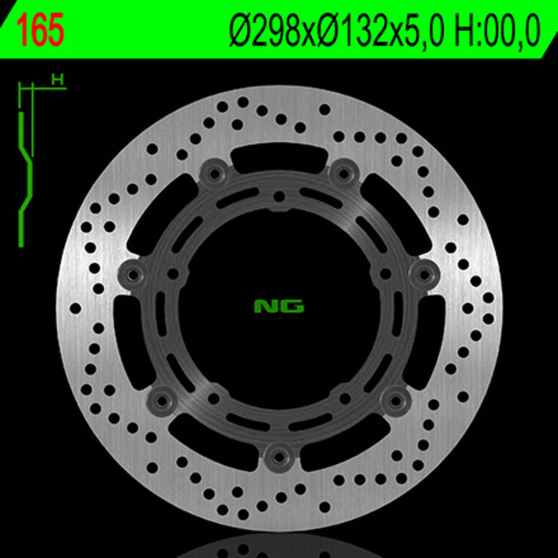 Yamaha Niken [NG BRAKE DISC] - kulatý plovoucí brzdový kotouč