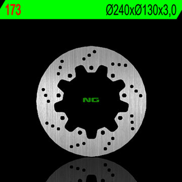 Kawasaki Klr 250 Kl 250 D [NG BRAKE DISC] - kulatý pevný brzdový kotouč
