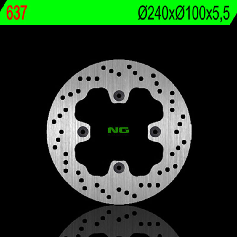 Kawasaki Zr [NG BRAKE DISC] - kulatý tuhý brzdový kotouč