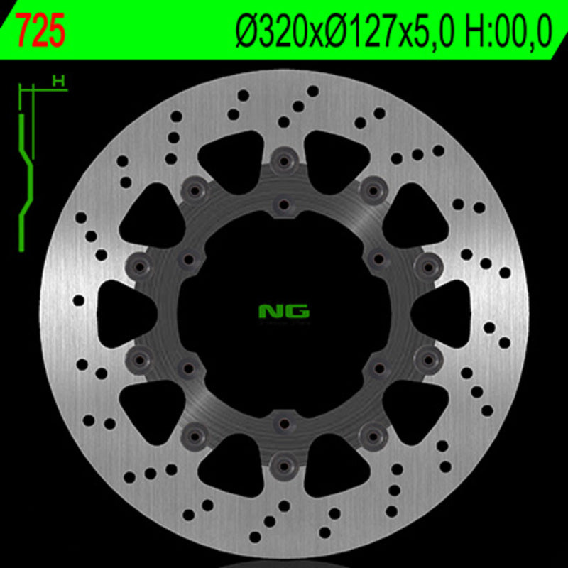 Ktm 690 Smc R [NG BRAKE DISC] - kulatý plovoucí brzdový kotouč