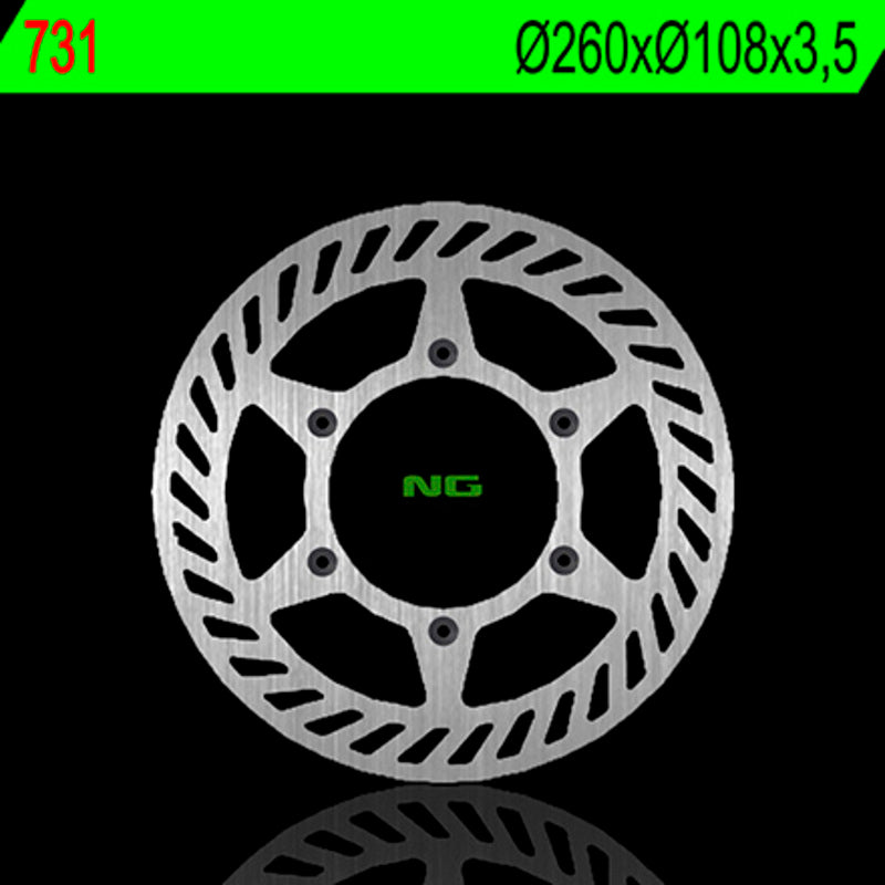 Gas Gas Ec 200 [NG BRAKE DISC] - kulatý tuhý brzdový kotouč