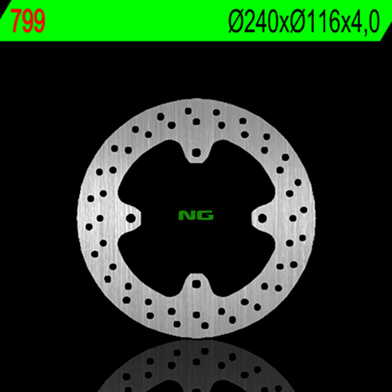Kawasaki Kx 250 [NG BRAKE DISC] - kulatý tuhý brzdový kotouč