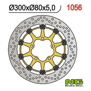 Kawasaki Er 6 F [NG BRAKE DISC] - kulatý plovoucí brzdový kotouč