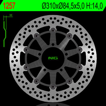 Harley Davidson Flstc [NG BRAKE DISC] - kulatý tuhý brzdový kotouč