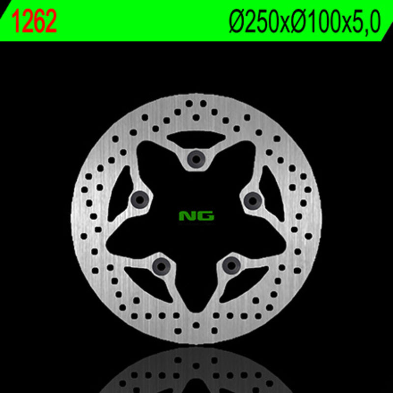 Kawasaki Zrx 1200 [NG BRAKE DISC] - kulatý tuhý brzdový kotouč