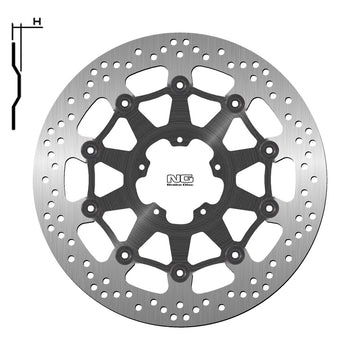 Ducati Scrambler 800 [NG BRAKE DISC] - kulatý plovoucí brzdový kotouč