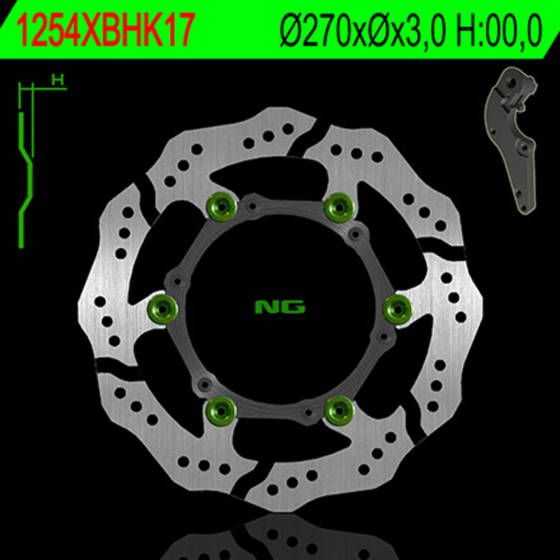 Husaberg Fe 501 [NG BRAKE DISC] - Vlnový plovoucí brzdový kotouč