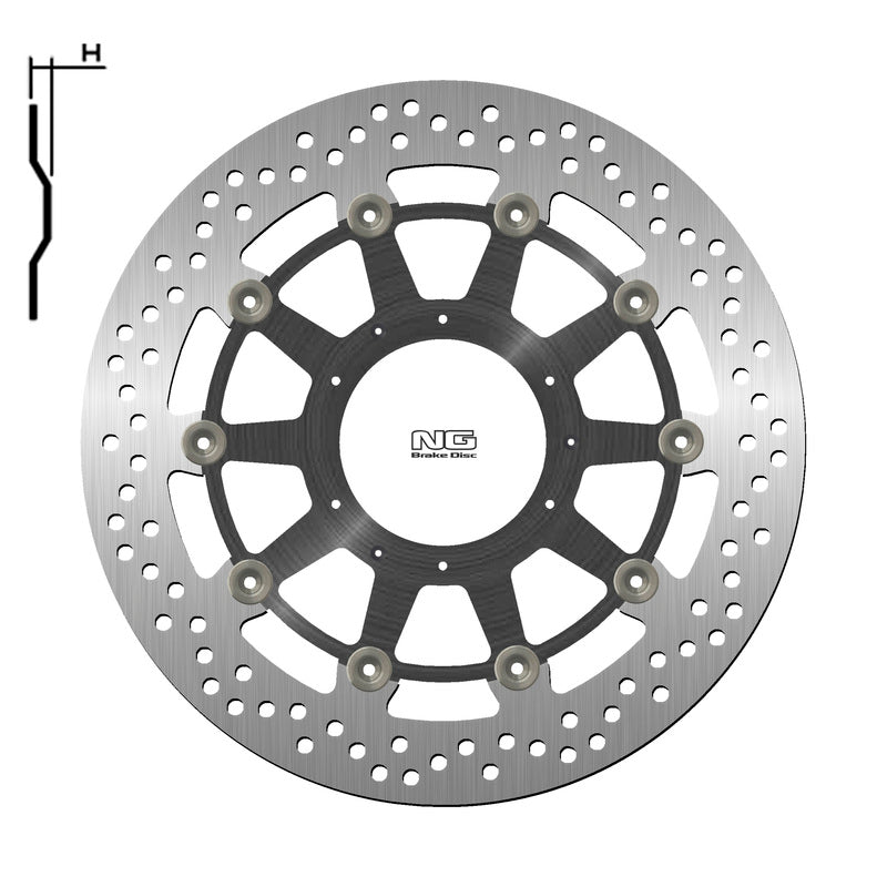 Honda Varadero Xl 1000 [NG BRAKE DISC] - kulatý plovoucí brzdový kotouč