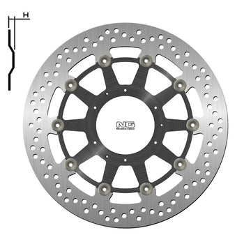 Honda Varadero Xl 1000 [NG BRAKE DISC] - kulatý plovoucí brzdový kotouč