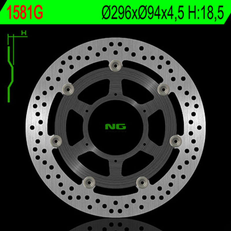 Honda Cbf 1000 [NG BRAKE DISC] - kulatý plovoucí brzdový kotouč