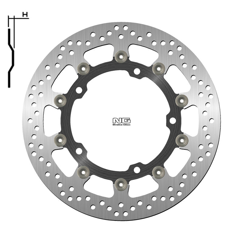 Triumph Sprint 1050 [NG BRAKE DISC] - kulatý plovoucí brzdový kotouč