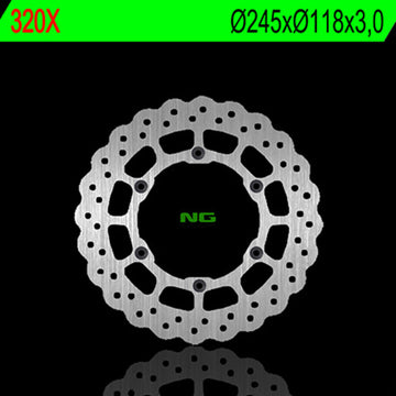 Yamaha Yz 426 [NG BRAKE DISC] - Zvlněný pevný brzdový kotouč