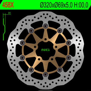 Suzuki Gsx-R 1000 [NG BRAKE DISC] - Vlnový plovoucí brzdový kotouč