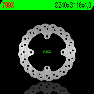 Kawasaki Kx 250 [NG BRAKE DISC] - Zvlněný pevný brzdový kotouč