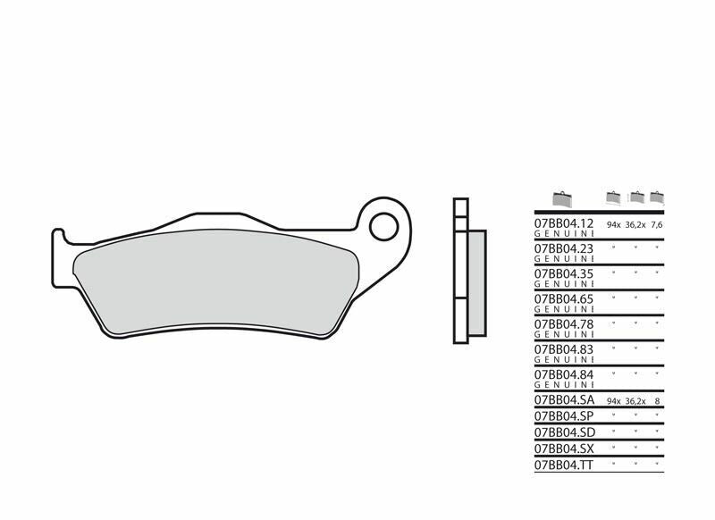 Moto Guzzi Norge 1200 [Brembo] - brzdové destičky