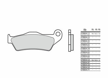 Moto Guzzi Norge 1200 [Brembo] - brzdové destičky