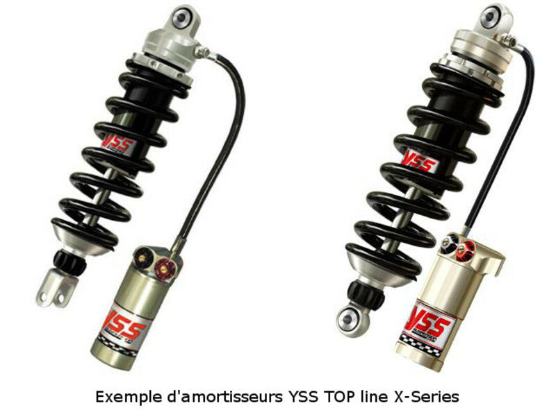 Yamaha V 90 [YSS] - Zadní dvojitý tlumič Gas Top Line