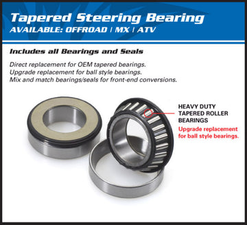 Suzuki RM 250 [ALL BALLS] - Sada ložisek hlavy řízení pro: RM125, 250 '05-09, RMZ450 '05-07