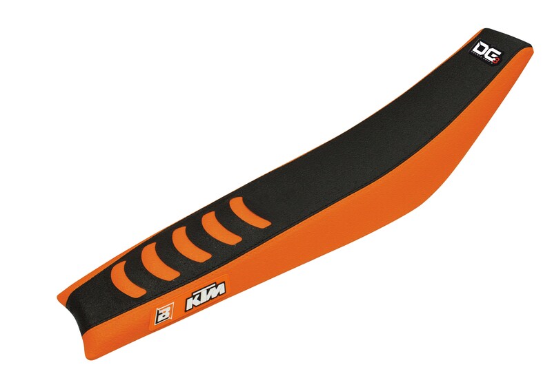 Ktm Exc 520 [BLACKBIRD] - Potah sedla Blackbird Double Grip 3 černá/oranžová KTM