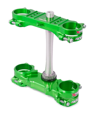 Kawasaki Kx 250 [XTRIG] - ROCS Tech trojitá svorka trojitá svorka zelená 23mm offset