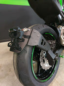 Kawasaki Z 900 [PŘÍSTUPOVÝ DESIGN] - držák SPZ ve výšce kol černá Kawasaki Z900