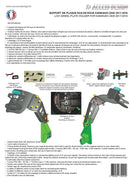 Kawasaki Z 900 [PŘÍSTUPOVÝ DESIGN] - držák SPZ ve výšce kol černá Kawasaki Z900