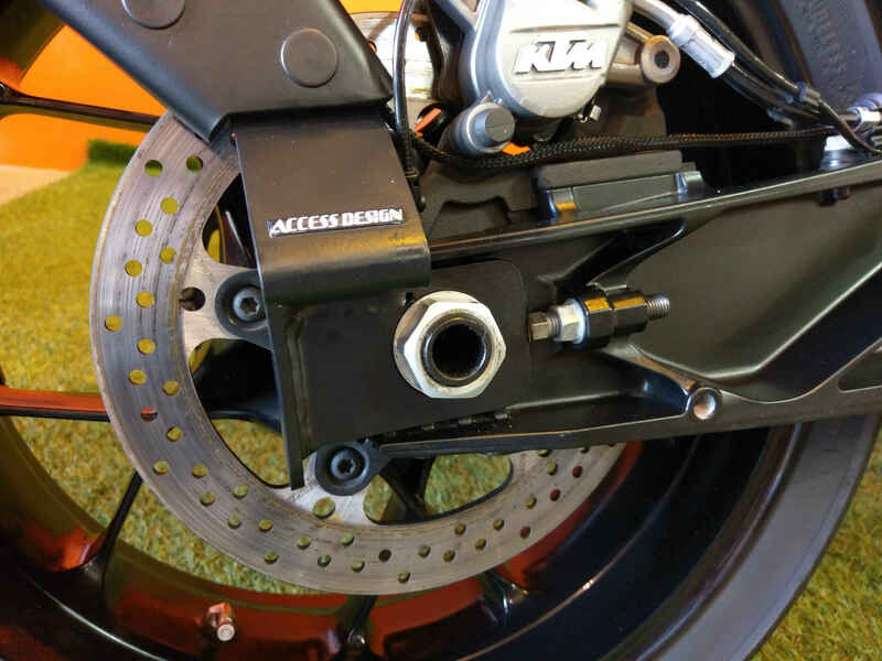 Ktm Duke 790 [PŘÍSTUPOVÝ DESIGN] - Držák SPZ ve výšce kol černý KTM Duke 790/890